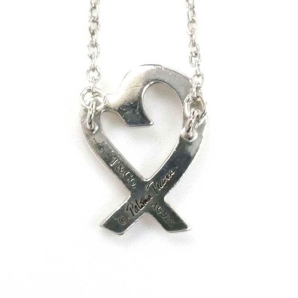 TIFFANY Co Sterling Silver Loving Heart Necklace